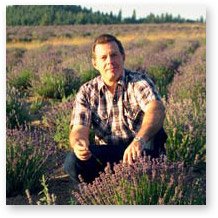 Gary Young on his Lavender Farm